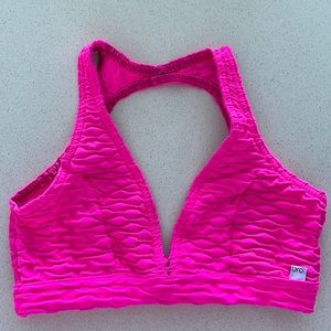 Bro Fitwear Neon Hot Pink Sports Bra OS